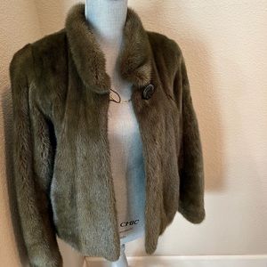 SOLD! Full skin vintage custom mink coat.
